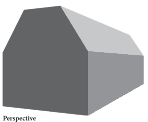 perspective of house shape