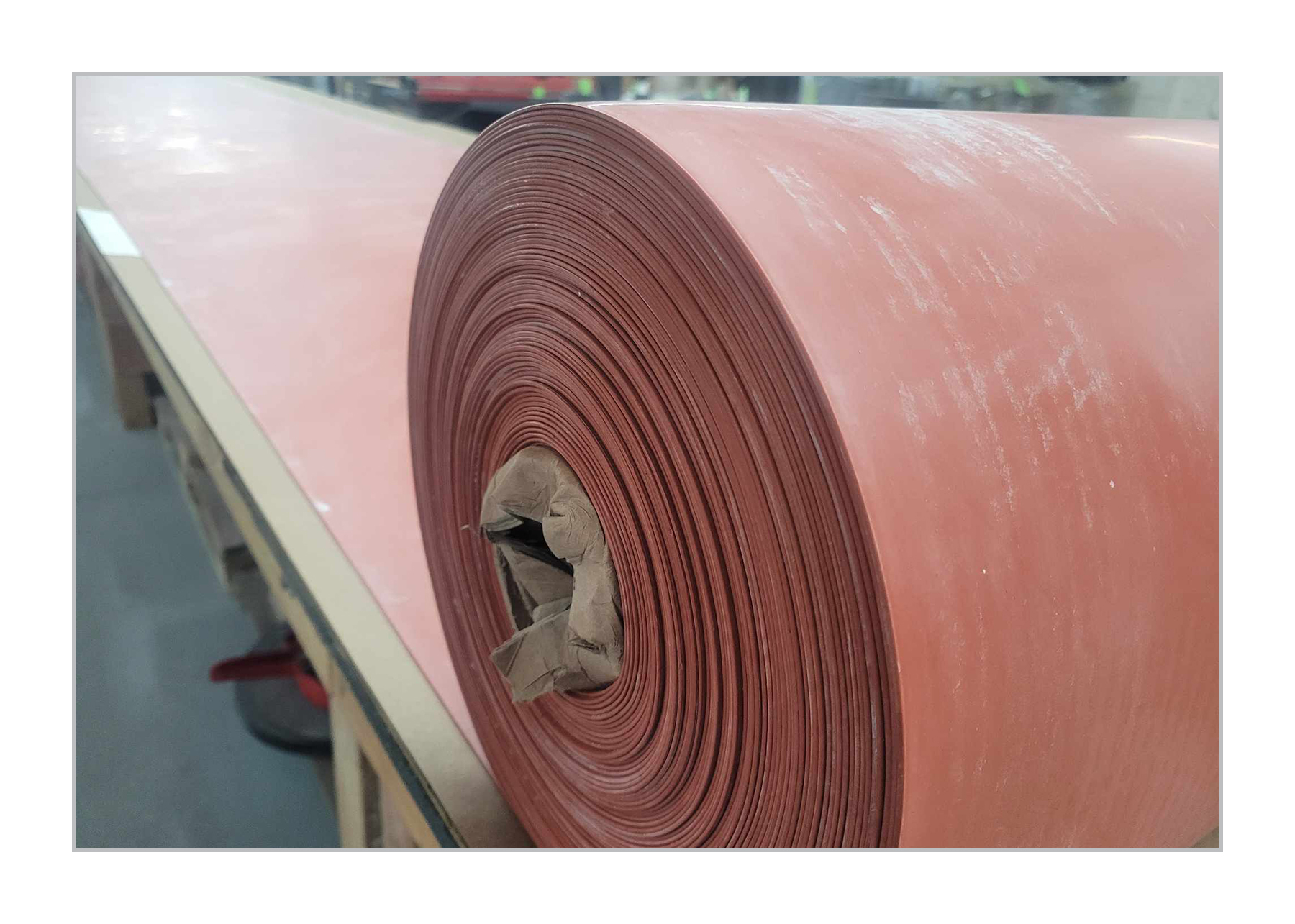 Silicone Rubber Roll - 1/16" Thick X 12" Wide X 10 Ft Long - 55 Duro Shore A, Made In USA