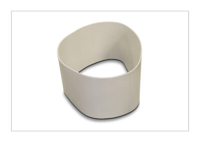 white FDA Nitrile sleeve