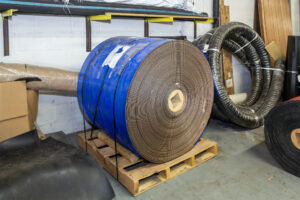 Large rubber roll